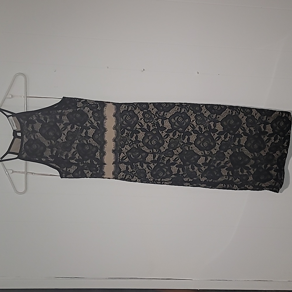 January 7 Black Lace Dress